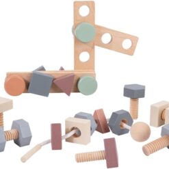 Joc educativ cu activitati insurubeaza-desurubeaza, snurit, 3 ani +