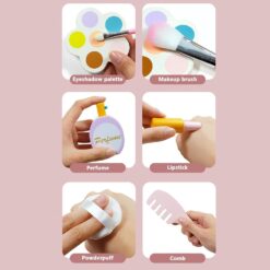 Jucarie educativa din lemn, Masuta de machiaj cu oglinda, 3 ani