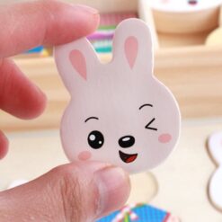 Puzzle educativ-Imbraca Familia Iepurasilor, 3 ANI 01