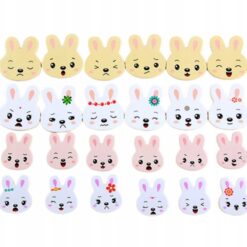 Puzzle educativ-Imbraca Familia Iepurasilor, 3 ANI 01