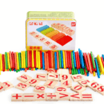 Joc educativ - Matematica si betisoare, 3 ani