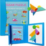 Carte magnetica, tangram cu 96 modele, 3 ani