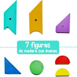 Carte magnetica, tangram cu 96 modele, 3 ani 05