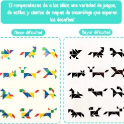 Carte magnetica, tangram cu 96 modele, 3 ani 05